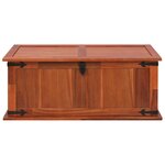 vidaXL Coffre de rangement 90x45x40 cm Bois d'acacia solide