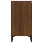 vidaXL Buffet Chêne marron 104x35x70 cm Bois d'ingénierie
