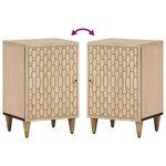 vidaXL Armoire de salle de bain 38x33x58 cm bois massif de manguier