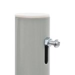 vidaXL Auvent latéral rétractable de patio 140 x 300 cm Blanc cassé