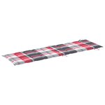vidaXL Chaise longue de jardin avec coussin Bois d'acacia solide
