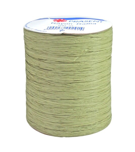 Le raphia kraftel  rayon-raffia 100-m-bobine olive