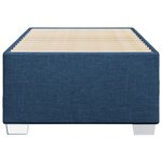 vidaXL Cadre de lit Bleu 100 x 200 cm Tissu
