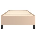 vidaXL Cadre de lit Cappuccino 90x190 cm Similicuir