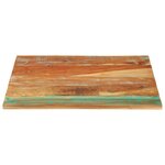 vidaXL Dessus de table rectangulaire 70x80 cm 25-27 mm Bois récupéré