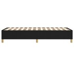 vidaXL Cadre de lit Noir 90x190 cm Tissu