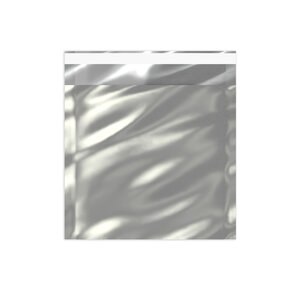 Lot de 50 sachet alu métallisé brillant argenté 165 x 165