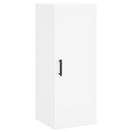 vidaXL Buffet haut Blanc 34 5x34x180 cm Bois d'ingénierie