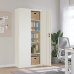 vidaXL Classeur blanc 90x40x200 cm acier