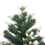 vidaXL Sapin de Noël artificiel à charnières avec neige floquée 150 cm