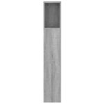 vidaXL Armoire de tête de lit Sonoma gris 140x18 5x104 5 cm