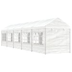 vidaXL Belvédère avec toit blanc 11 15x2 28x2 69 m polyéthylène