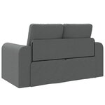 vidaXL Canapé-lit de sol 2-en-1 Gris foncé 148x71x83 cm Tissu