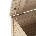 vidaXL Boîte de rangement avec couvercle RANA bois massif de pin