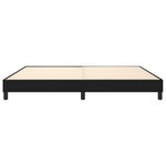 vidaXL Cadre de Lit Noir 200x200 cm Tissu