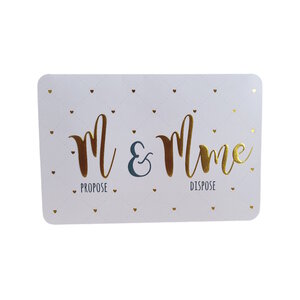 Carte De Voeux - Evénement de la Vie - M Propose & Mme Dispose