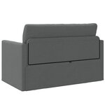vidaXL Canapé Lit Sol 2-en-1 Gris Anthracite 124x71x78 cm Tissu