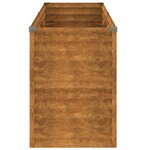 vidaXL Lit surélevé de jardin 196x50x69 cm acier corten