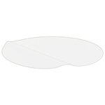 vidaXL Protecteur de table mat Ø 90 cm 2 mm PVC