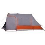 vidaXL Tente familiale 6 personnes orange imperméable