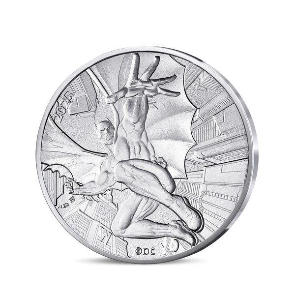 DC COMICS Monnaie de 10€ Argent BATMAN le Chevalier noir