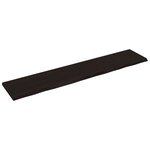 vidaXL Dessus de table marron foncé bois chêne massif traité