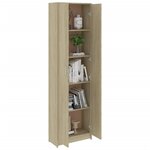 vidaXL Garde-robe de couloir Chêne sonoma 55x25x189 cm Bois ingénierie