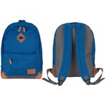 ABBEY Sac a dos de taille moyenne - 100% Polyester 300T - 42 x 30 x 16 cm - Capacité : 20 L - Bleu Marine