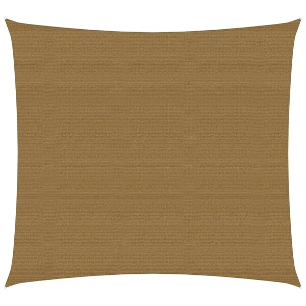 vidaXL Voile d'ombrage 160 g/m² Taupe 2x2 m PEHD