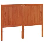 vidaXL Tête de lit cire marron 150 cm bois massif de pin