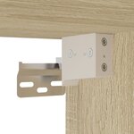vidaXL Armoire de salle de bain à miroir chêne sonoma bois ingénierie