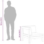 vidaXL Salon de jardin 2 Pièces avec coussins Bois d'acacia solide