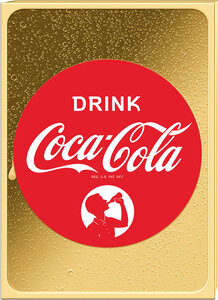 Pièce de monnaie en Or 3000 Francs g 0.062 (1/500 oz) Millésime Through the Decades DISC COCA COLA