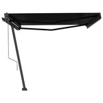 vidaXL Auvent automatique sur pied 450x350 cm Anthracite