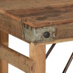 Table Console vidaXL 110x35x76 cm en Bois Massif Récupéré