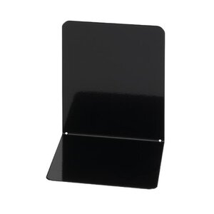 Lot de 2 Serre-livres Métal larges 14 x 12 x 14 cm Noir MAUL