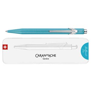 Stylo à bille 849 colormat-x turquoise caran d'ache