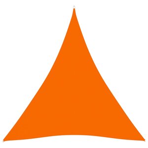 vidaXL Voile de parasol tissu oxford triangulaire 4x4x4 m orange
