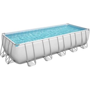Piscine hors sol Power Steel 640 x 274 x 132 cm, filtre a cartouche, échel'e, bâche, diffuseur Chemconnect