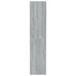 vidaXL Bibliothèque/Séparateur de pièce Sonoma gris Bois d'ingénierie