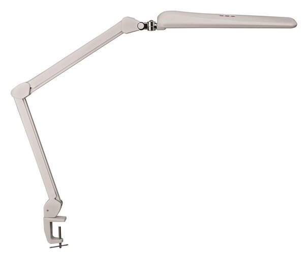 Luminaire poste de travail LED MAULcraft, réglable blanc MAUL