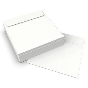 Pochette blanche Raja format C4 - 229 x 324 mm - 90g - sans fenêtre - bande  autoadhésive - boîte 250 unités pas cher