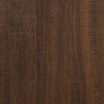 vidaXL Meuble TV Chêne marron 60x40x50 cm Bois d'ingénierie