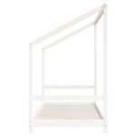 vidaXL Cadre de lit d'enfant blanc 2x(90x190) cm bois de pin massif