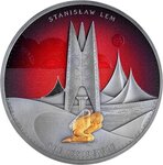 Pièce de monnaie en Argent 2000 Francs g 200 Millésime 2024 Stanislaw Lem Master of Science Fiction INVINCIBLE