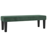 vidaXL Sommier à lattes de lit et matelas Vert foncé 200x200cm Velours