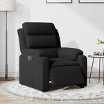 vidaXL Fauteuil inclinable électrique noir velours