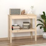 vidaXL Table console 80x40x75 cm Bois massif de pin