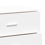 vidaXL Buffet blanc 60x39x80 cm bois d’ingénierie
