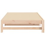 vidaXL Lit coulissant 2x(90x200) cm Bois de pin massif